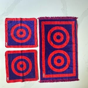 Vibrant Red and PurpleYSL Towel Set